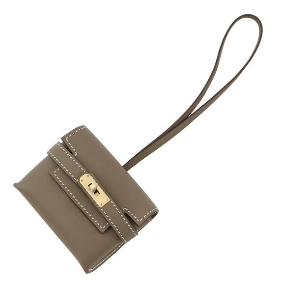 HERMES Kelly Festival Swift Leather Etoupe - Picture 1 of 9